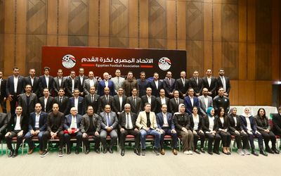 قائمة الحكام الذين تسلموا الشارة الدولية في حفل الاتحاد المصري 