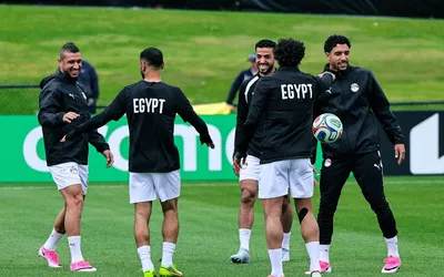 منتخب مصر يواصل تدريباته بملعب جوانزاجا استعداداً لمواجهة بلجيكا