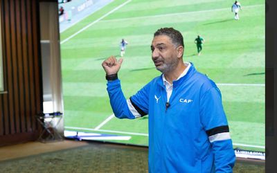 تامر دري محاضراً لمعسكر حكام نخبة أفريقيا بالقاهرة 