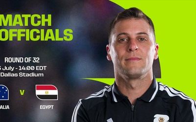 الأوروجوياني تيخيرا حكماً لمباراة مصر وأستراليا في مونديال 2026