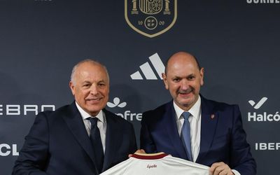 استقبال خاص لـ أبوريدة واعضاء الاتحاد المصري  من الاتحاد الإسباني