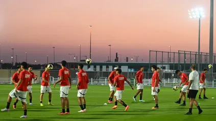 التدريب الأخير لمنتخب مصر تحت 17 سنة