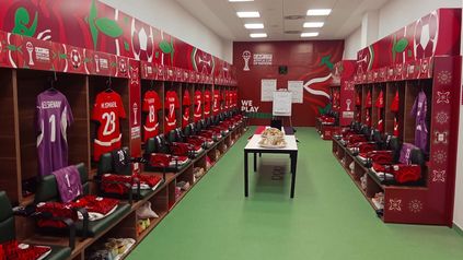 غرفة ملابس منتخب مصر