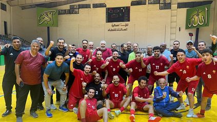 نادي الإعلاميين يحتفل بالتتويج بلقب الدوري المصري لكرة الصالات 