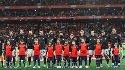 المنتخب الوطني قبل لقاء إسبانيا