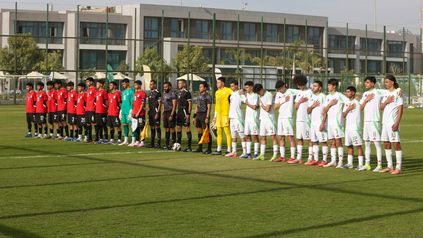 لقاء المنتخب المصري مواليد 2009 مع منتخب الجزائر