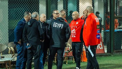 أبو ريدة يتابع تدريب منتخب مصر استعداداً لوديتي السعودية وإسبانيا
