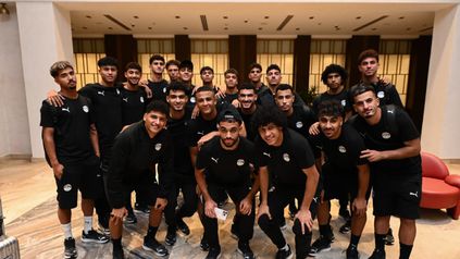 لاعبو المنتخب في مطار القاهرة