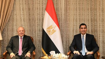 وزير الشباب والرياضة ورئيس الاتحاد المصري لكرة القدم