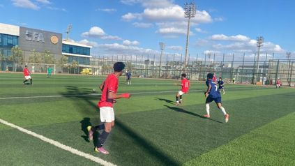 جانب من المباراة