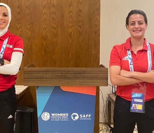 شاهندا المغربي ويارا عاطف تجتازان الاختبار البدني لحكام كأس الأمم الأفريقية للسيدات