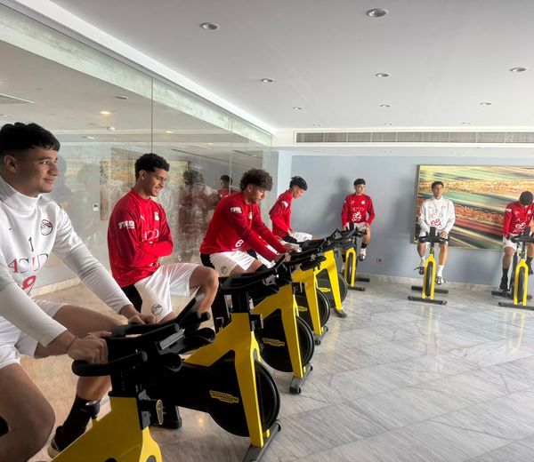 مران بدني صباحي لمنتخب الشباب 