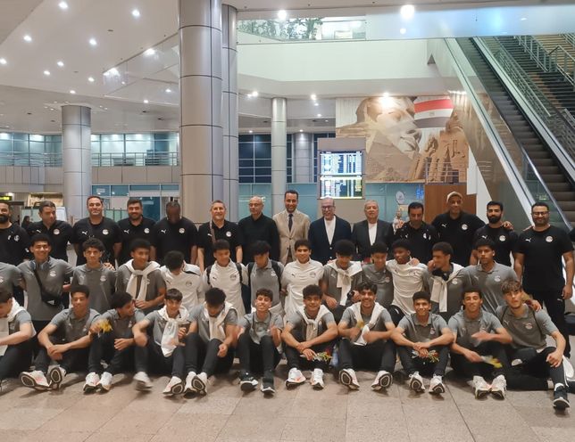 Tuyển U17 Ai Cập được chào đón tại Cairo sau khi giành HC Bronze