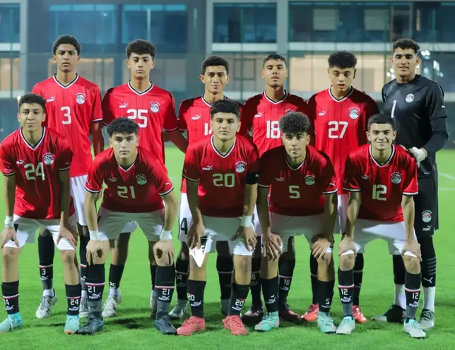Đội tuyển U17 Ai Cập tập luyện