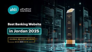 Jordan Ahli Bank Named ‘Best Banking Website’ Award in Jordan 2025 from UK Publication, Global Brands Magazine