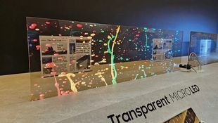 Samsung's Transparent MICRO LED display