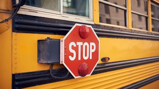 School bus stop signal