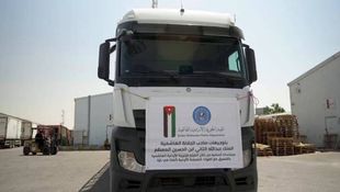 Jordan Dispatches Humanitarian Convoy of 60 Trucks to Gaza

