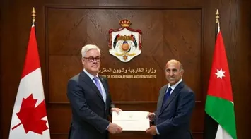 Jordan’s Foreign Ministry Receives Credentials of New Canadian Ambassador