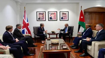Jordanian Foreign Minister Holds Extensive Talks with UK Foreign Secretary