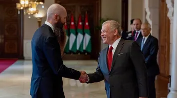 The U.S. Ambassador Presents His Credentials to the Jordanian Royal Court