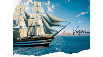 The Italian ship "Amerigo Vespucci" docks in Aqaba

