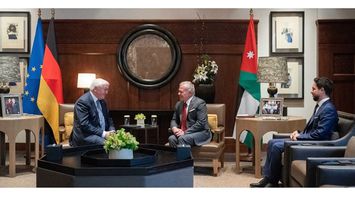 King holds talks with Germany president in Amman