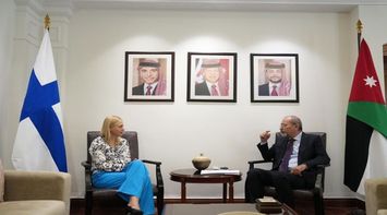 Jordan and Finland Discuss Efforts to Achieve Permanent Ceasefire in Gaza

