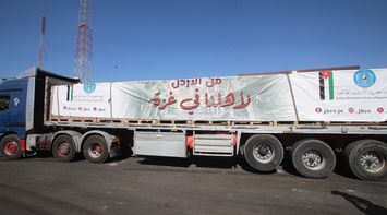New Aid Convoy of 25 Trucks Enters Gaza