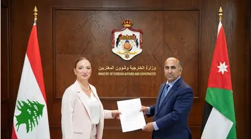 Foreign Ministry Receives Credentials of New Lebanese Ambassador in Amman
