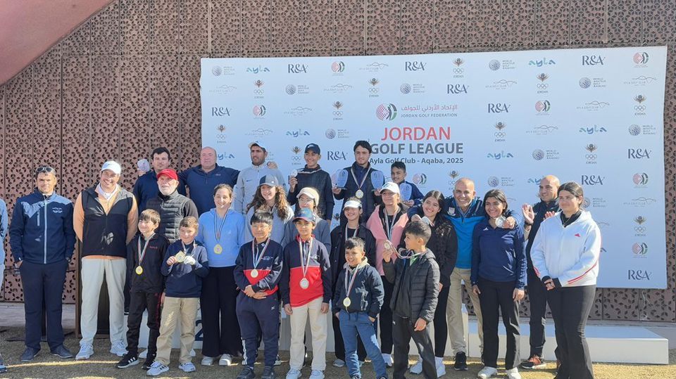 Conclusion of the Second Round of the Jordanian Golf League at Ayla Golf Course

