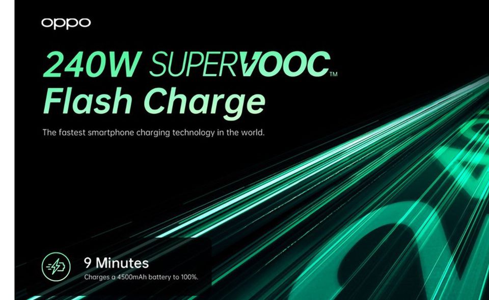 240W SUPERVOOC flash charge pushes the boundaries of charging power once again
