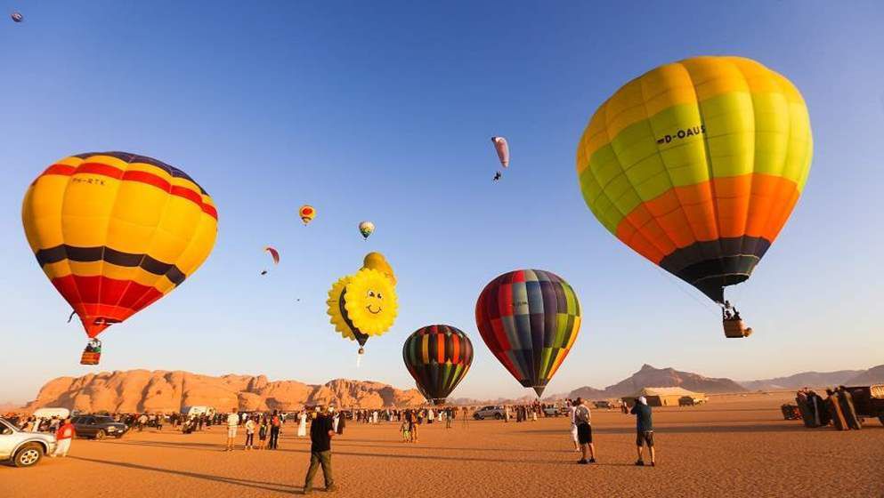 Jordan’s first hot air balloon festival in photos...