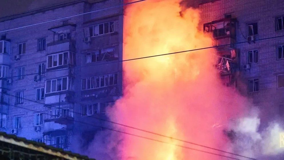 One Killed, 11 Injured in Russian Drone Attack Near Kyiv