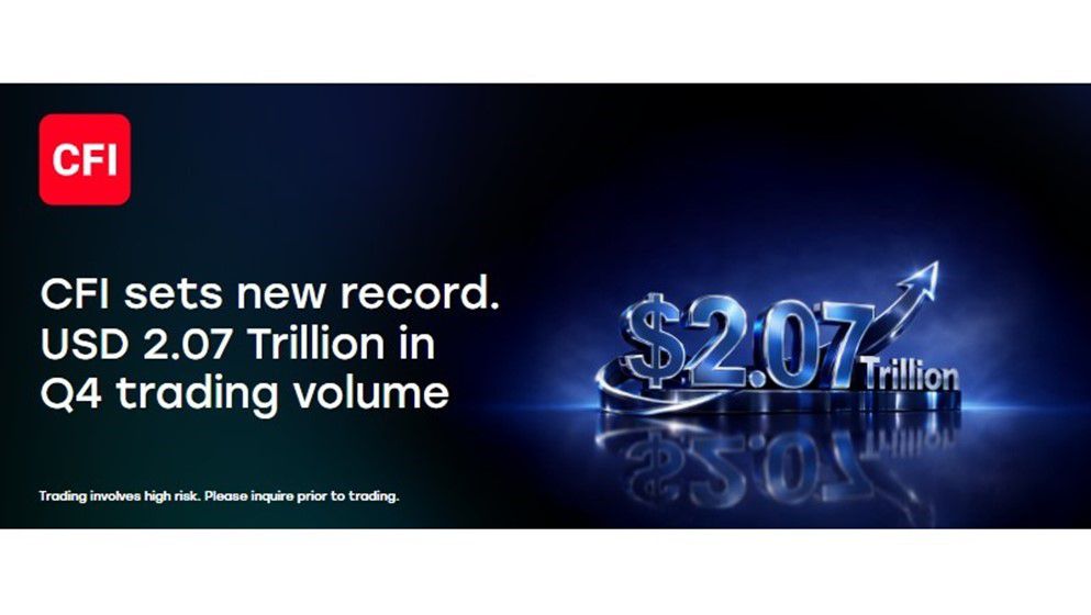 CFI Group Delivers USD 2.076 Trillion in Q4 Trading Volume, Closing 2025 at a Record USD 6.4 Trillion