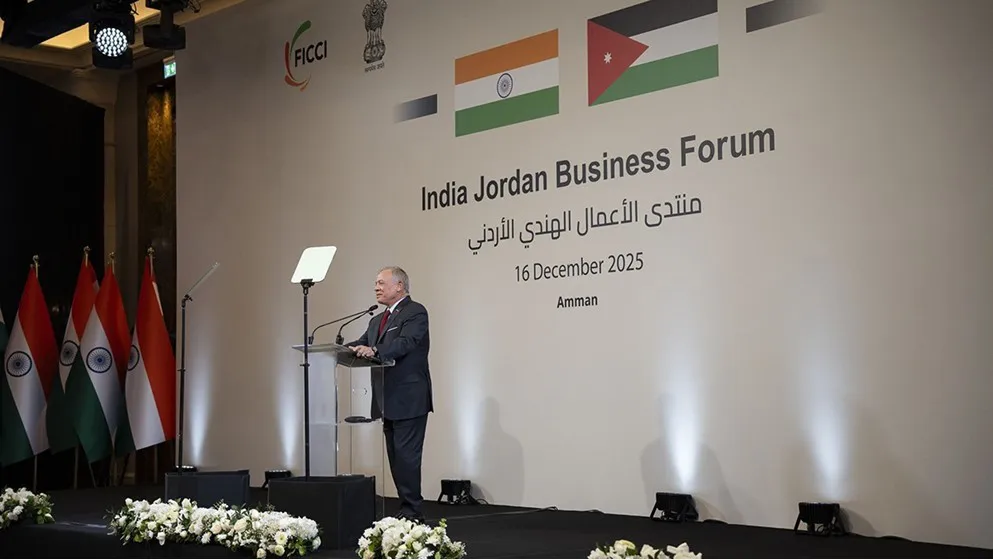 King Abdullah II and Indian Prime Minister Attend Opening Session of Jordan-India Business Forum in Amman
