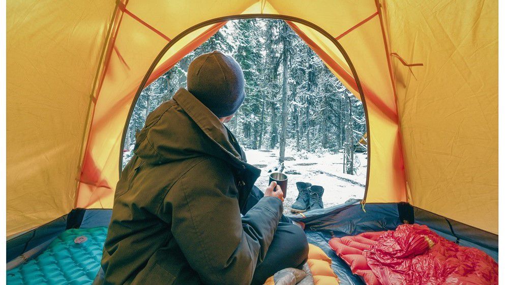 Winter Camping: No Bugs, Few People and the Cold - The New York Times