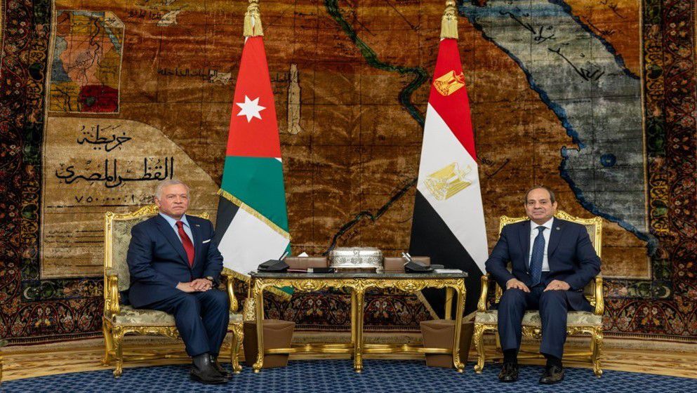 King Abdullah Meets Sisi in Egypt to Discuss Regional and International Developments