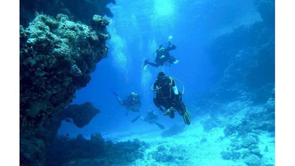 Scuba diving in Jordan...