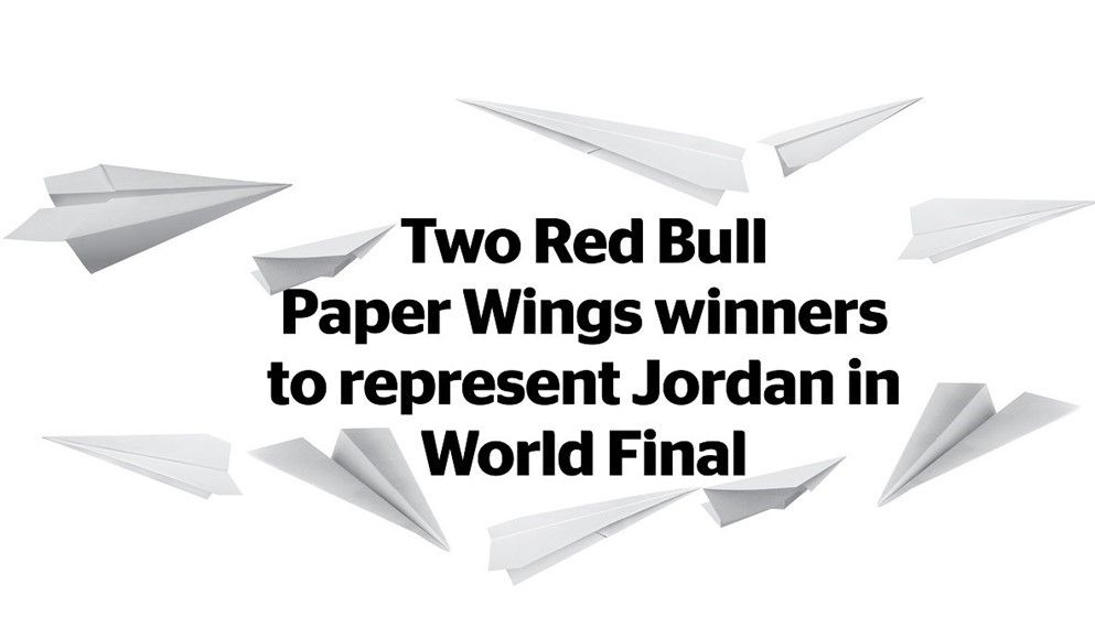Two Red Bull Paper Wings winners to represent Jordan in World ...