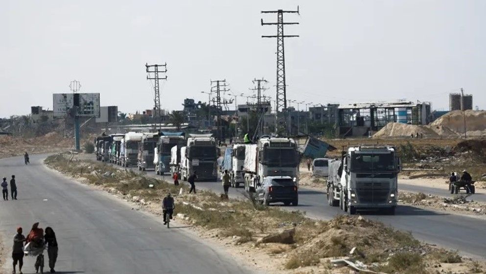 Gaza: Only 10% of Trucks Have Entered Since the Start of the War on Iran