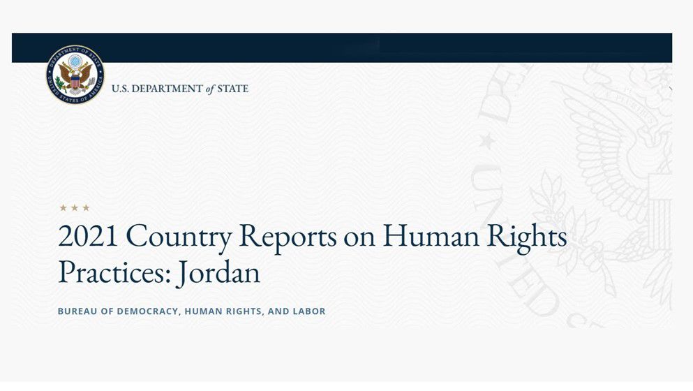 US report on state of human rights in Jordan reveals violation...