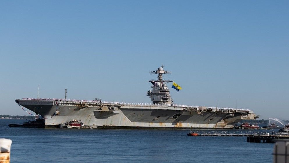 USS Gerald R. Ford Returns to U.S. After 326-Day Deployment