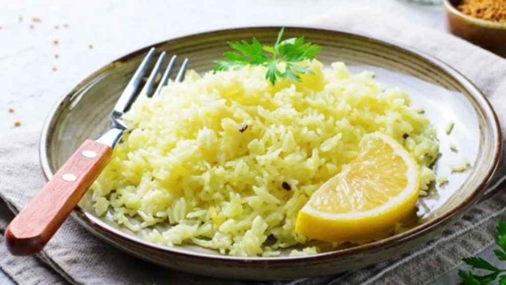 Asian Yellow Rice Recipe with Turmeric, Lemon, and Ginger