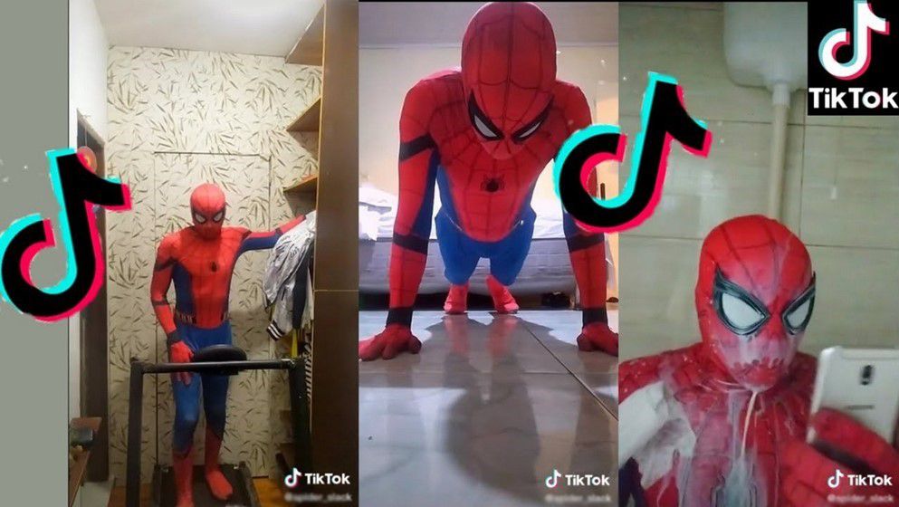 What is a 'canon event' TikTok trend from 'Spider-Man: Across The Spider-Verse'?