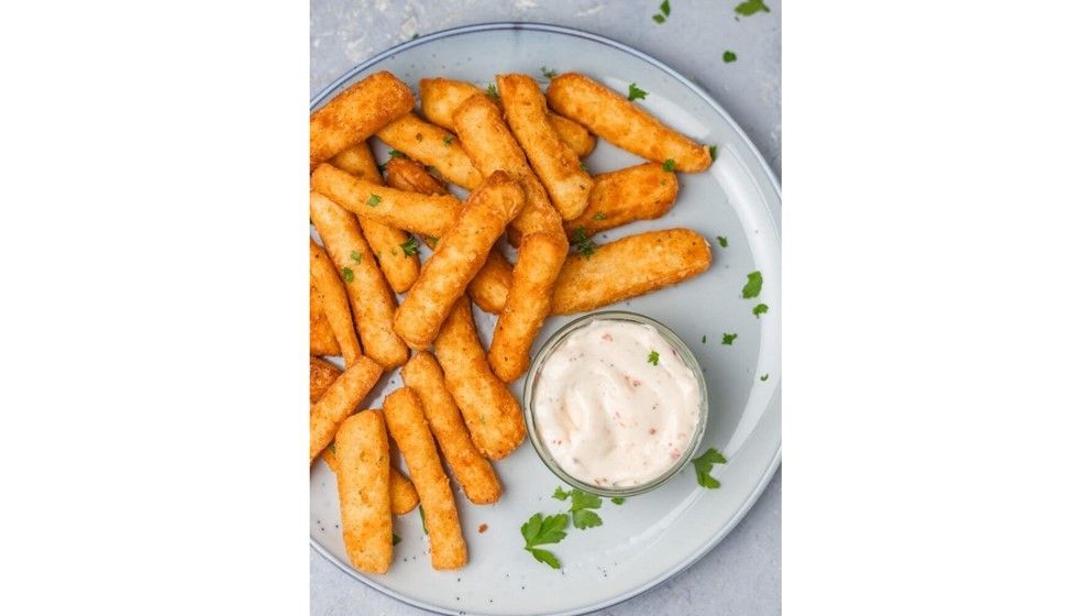 Fried halloumi fingers a delicious appetizer recipe in minutes