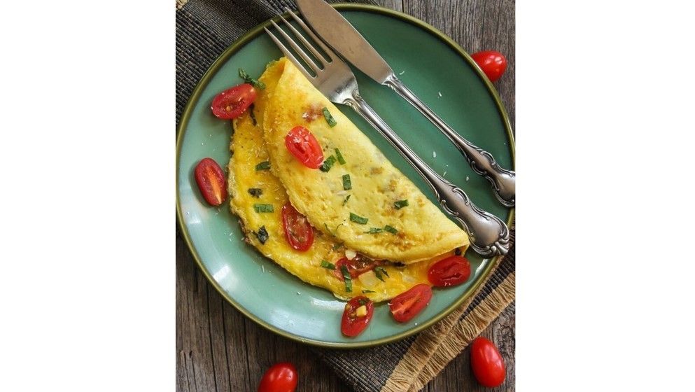 Spinatomelett-Rezept für ein schnelles und gesundes Frühstück