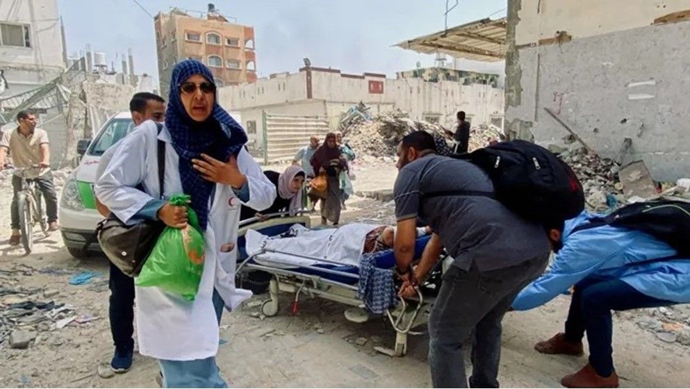 3 Injured in Israeli Drone Strike on Deir al-Balah in Gaza