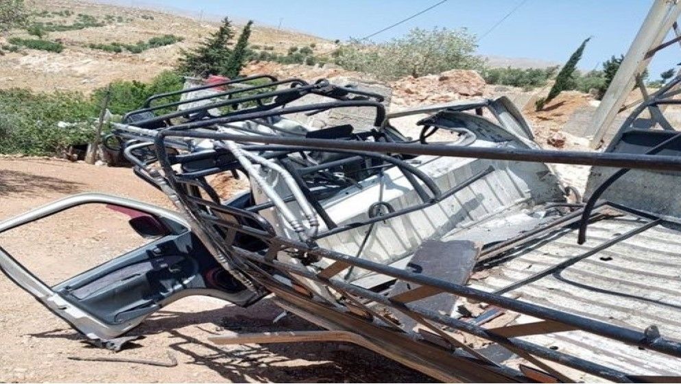 One injured in Israeli drone strike targeting a vehicle in Beit Jann, Rural Damascus