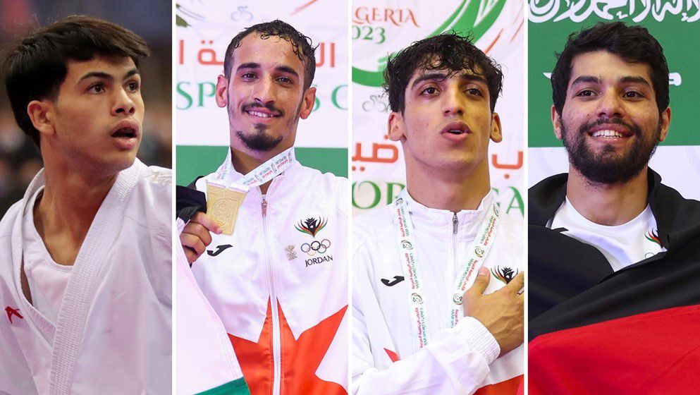 Four Jordanian players compete for international karate award...
